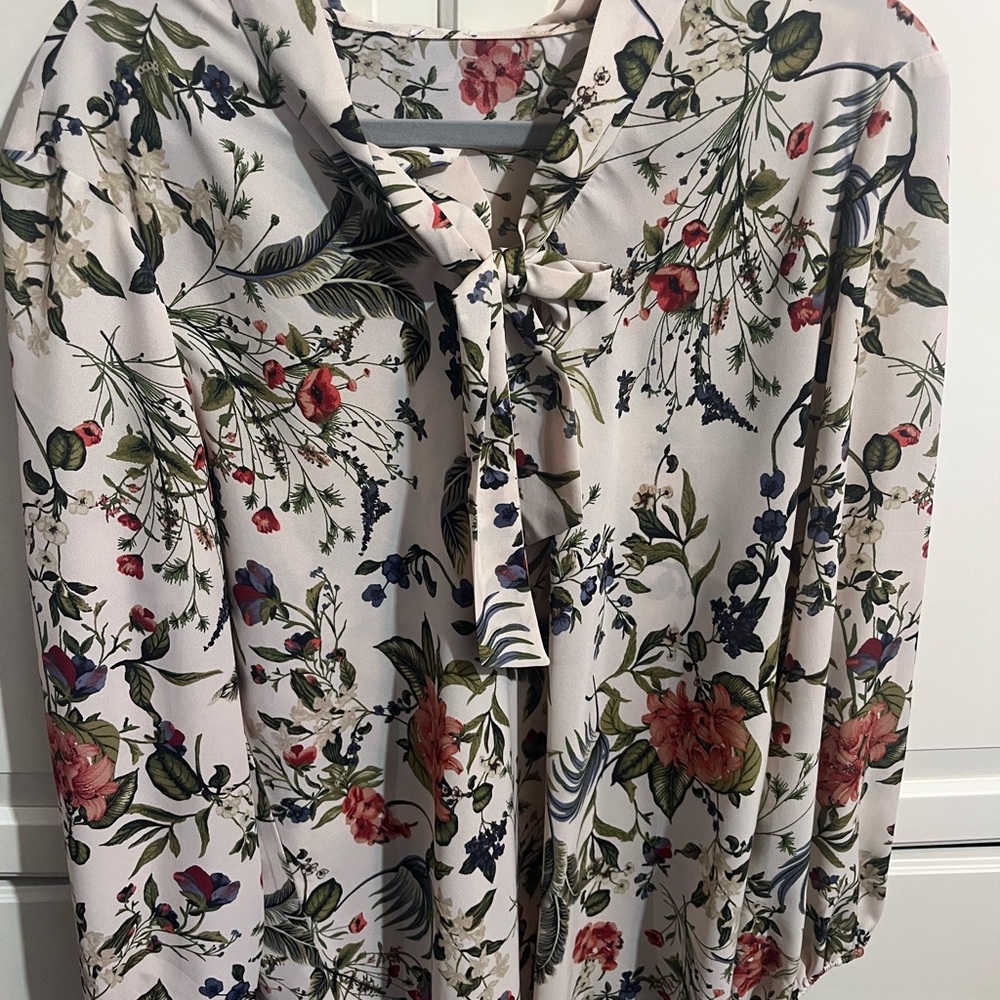 Floral Print Women's Top